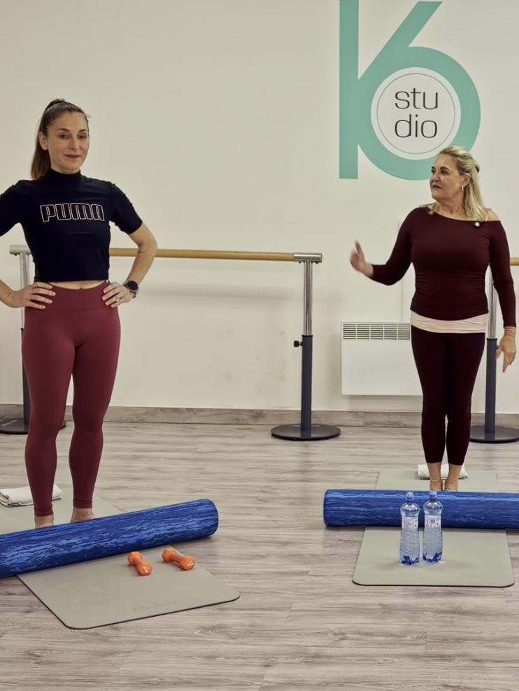 Pilates s Kateřinou Vaňkovou z pohybového studia K6